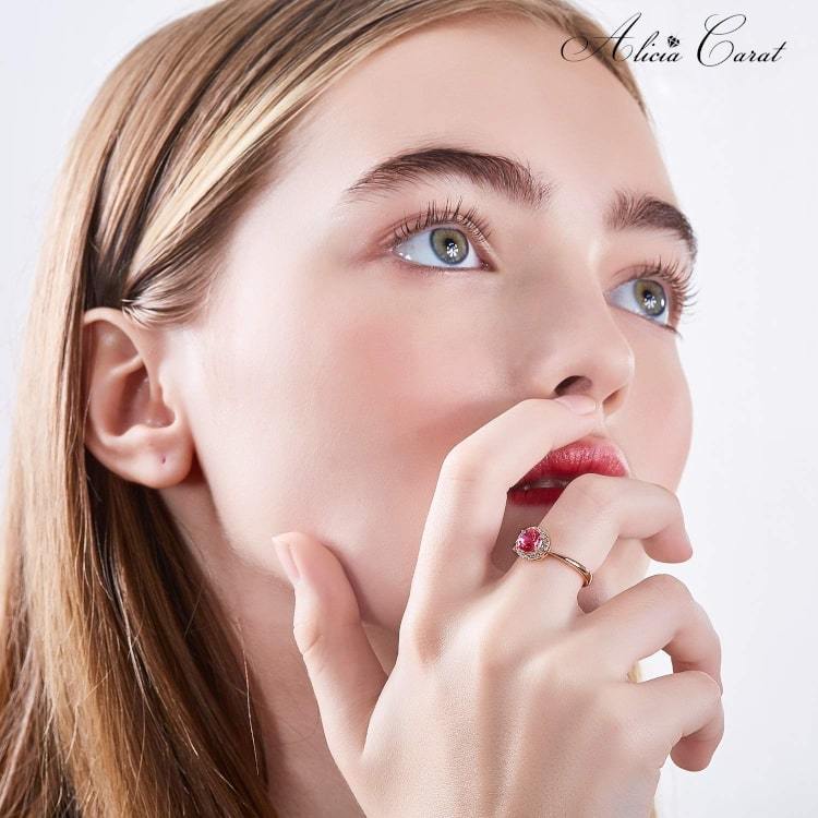 Alicia Carat Bague de Fiançailles Femme Gravite