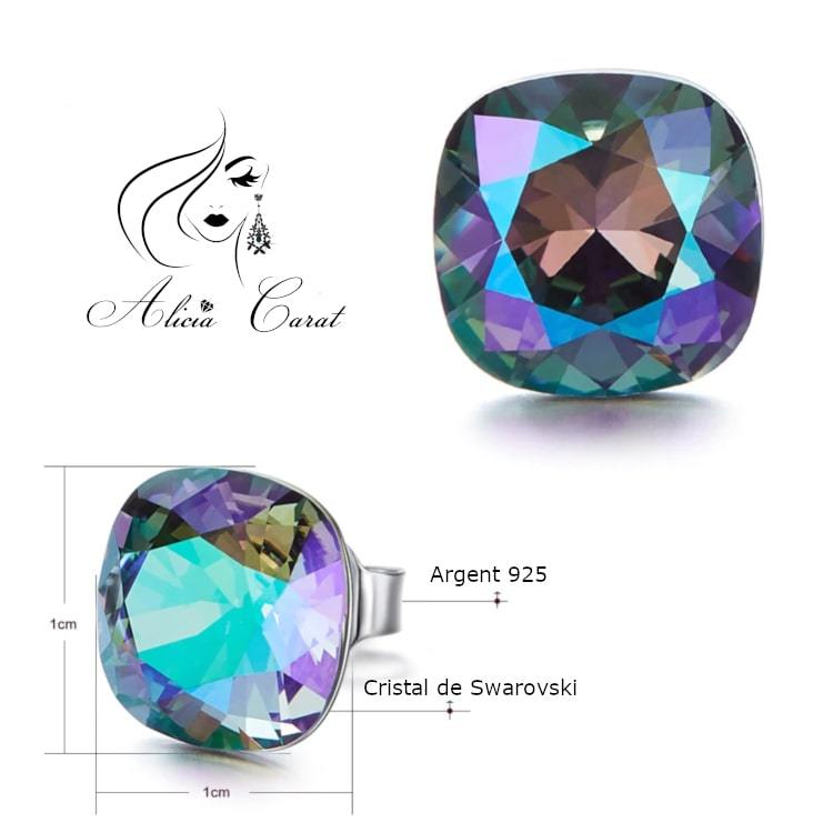Alicia Carat Boucles d&#39;Oreilles Cristal de Swarovski