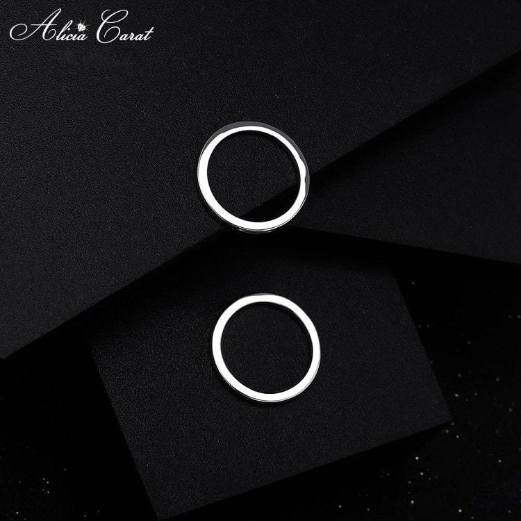 Alliances Argent Femme Sans Pierre