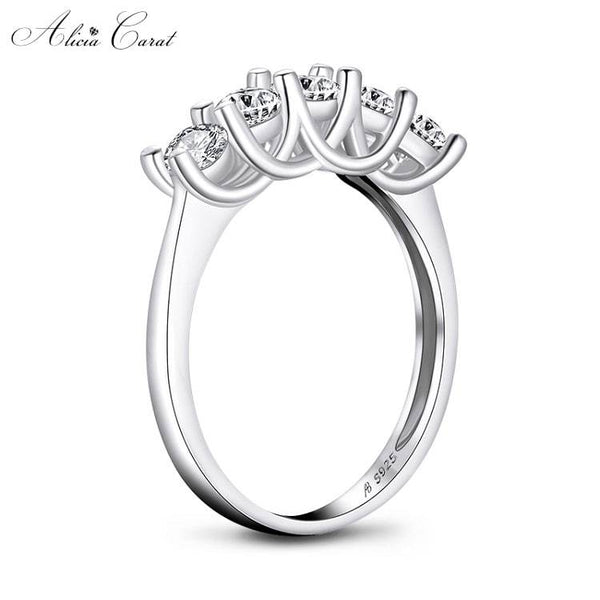 Bague Ancienne En Argent Massif 925 Rhodié - Occasion, Style Vintage, Métal Précieux