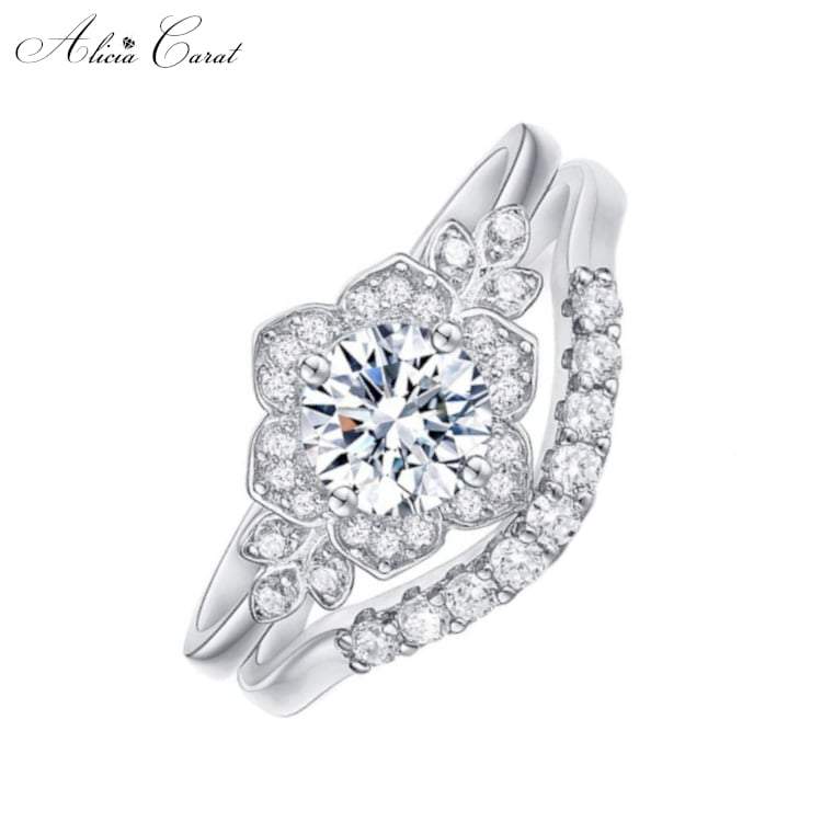 Bague Argent Femme Diamant