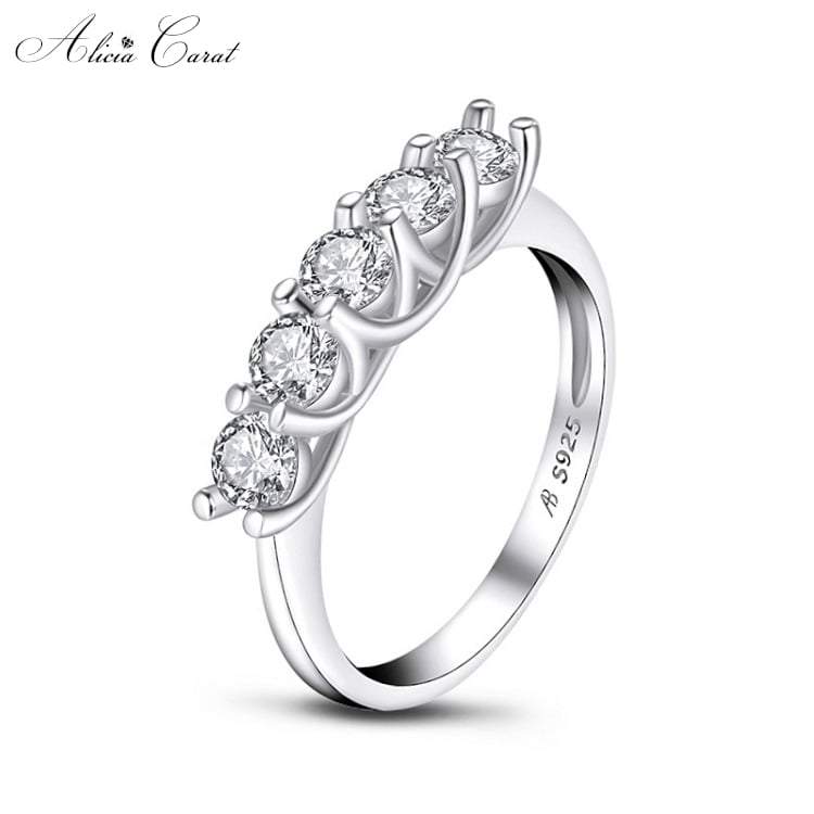 Bague Argent Rhodié Femme