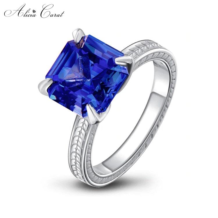 Bague de Fiançailles Bleu