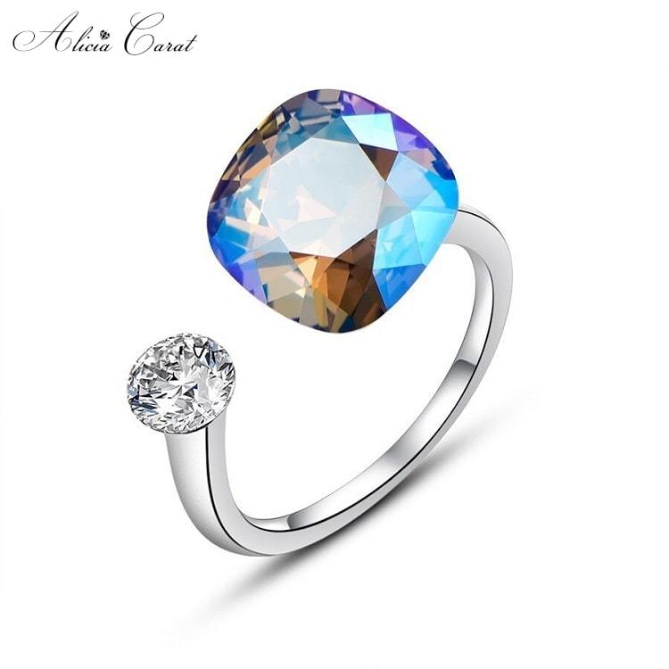 Bague de Fiançailles Cristal Swarovski