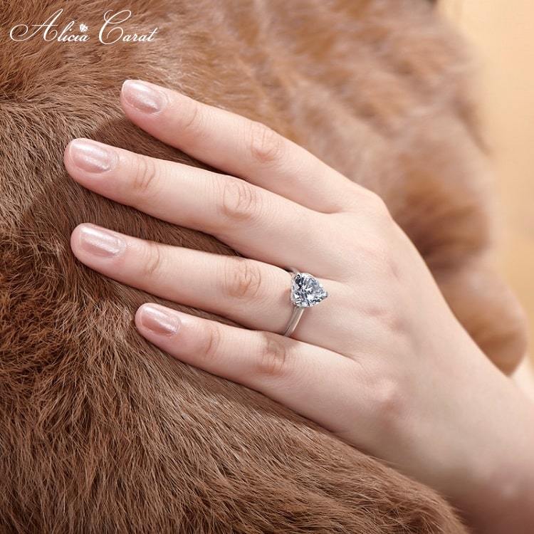 Bague de Fiançailles Diamant Femme