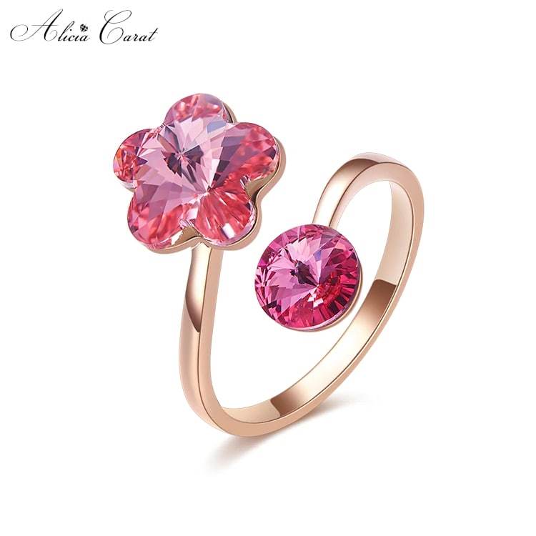 Bague de Fiançailles Femme Coquelicot