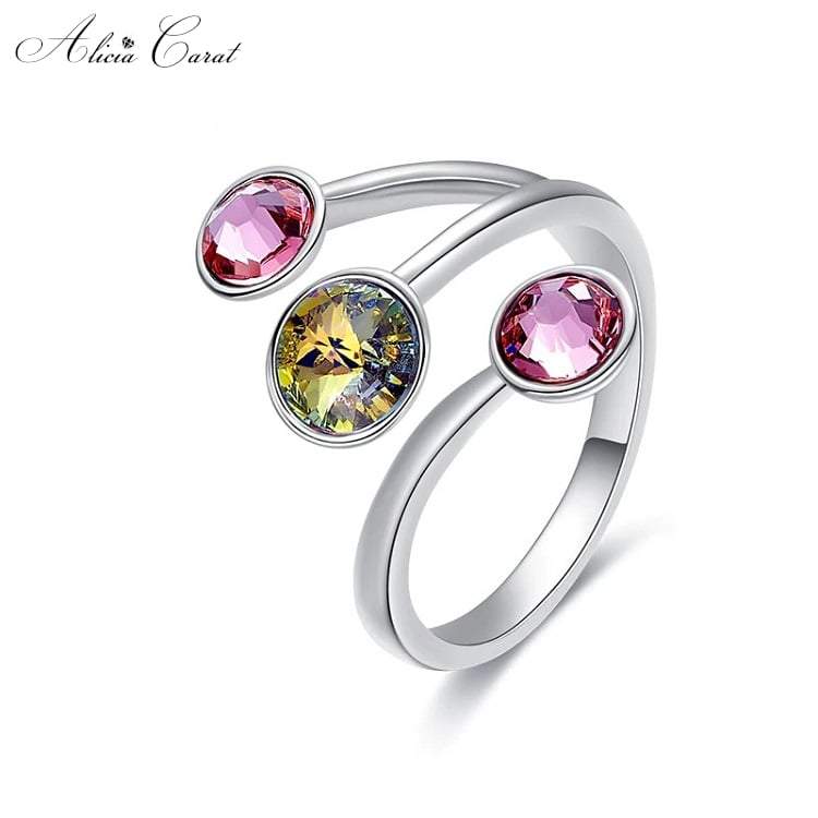 Bague de Fiançailles Femme Trio Amour
