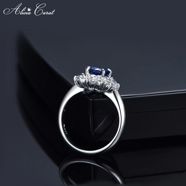 Bague de Fiançailles Marguerite Argent 925