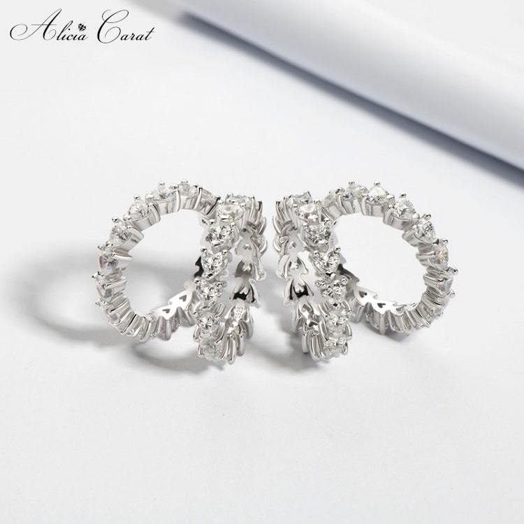 Bague de Fiançailles Originale Zirconium