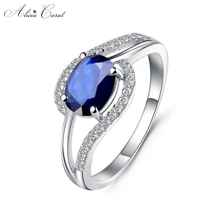 Bague de Fiançailles Saphir