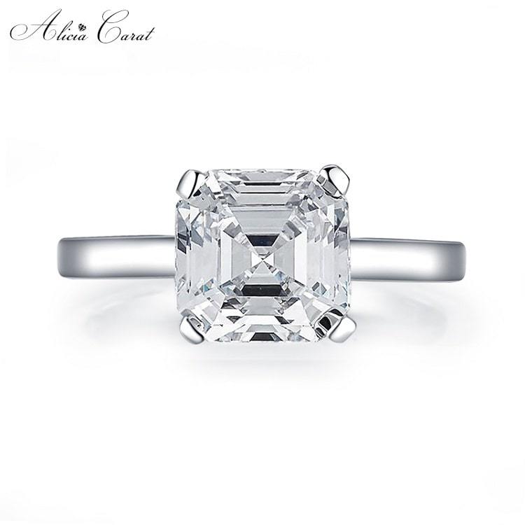 Bague de Fiançailles Vintage Zirconium