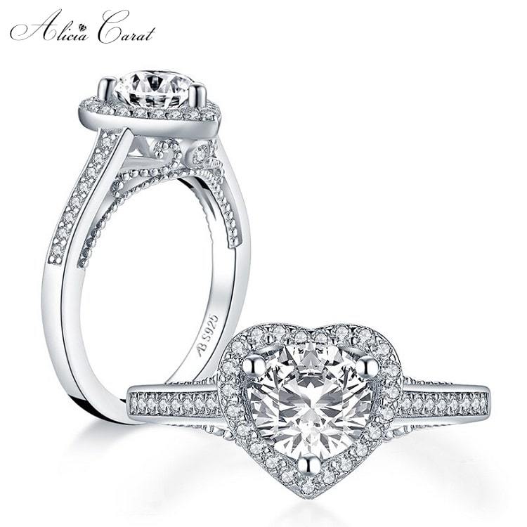 Bague de Fiançailles pour Femme Alicia Carat