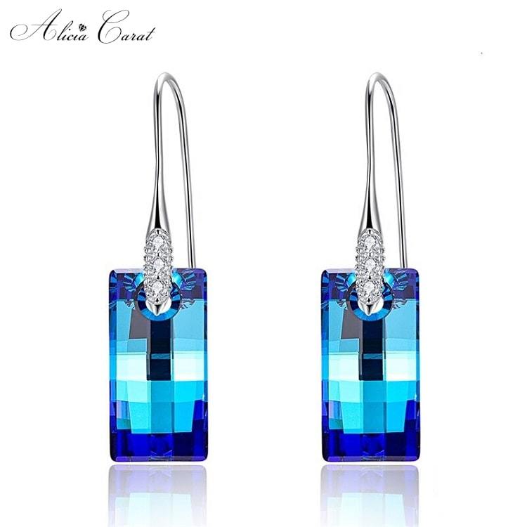 Boucles D'Oreilles Goutte d'Eau Lagon
