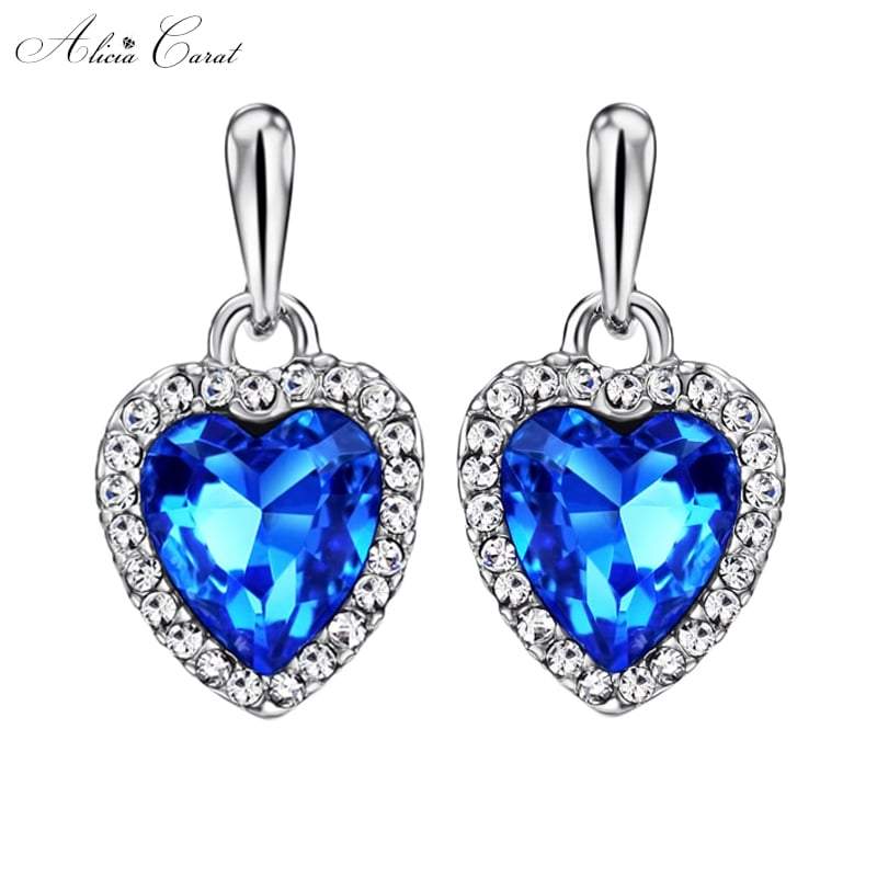 Boucles d'Oreilles Cœur de l’Océan