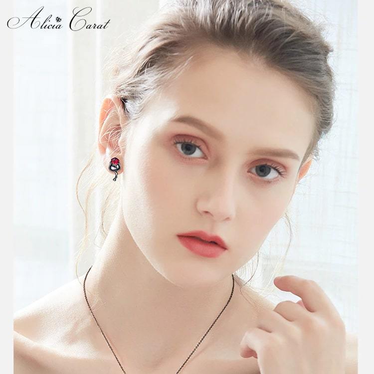 Boucles d&#39;Oreilles Cristal de Swarovski Femme