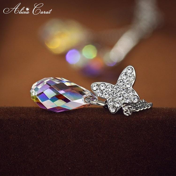 Elli Forme de Goutte et Chaine Femme (925/1000) Argent Elli Forme de Goutte et Chaine Femme (925/1000) Argent