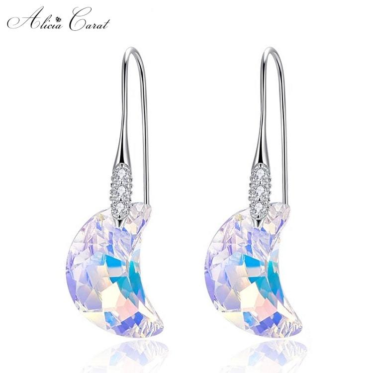 Boucles d&#39;Oreilles Gouttes d&#39;Eau Argent
