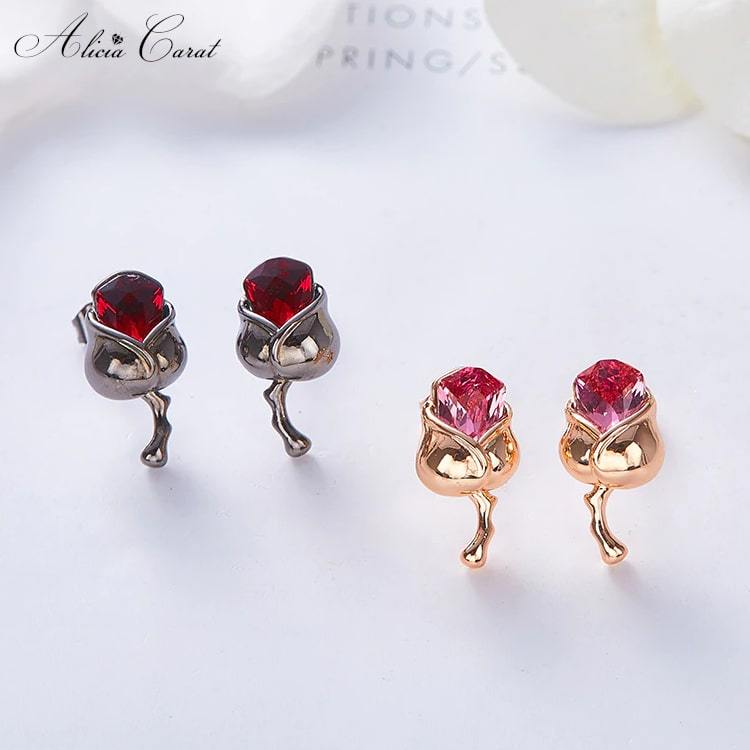 Boucles d&#39;Oreilles Cristal de Swarovski pas cher