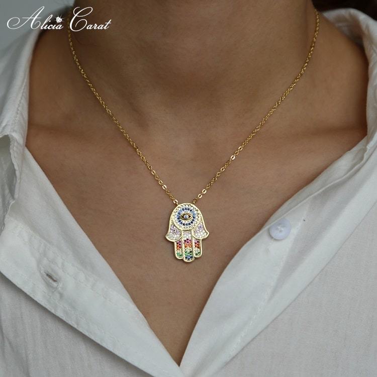 Cherche Collier Main de Fatma Or