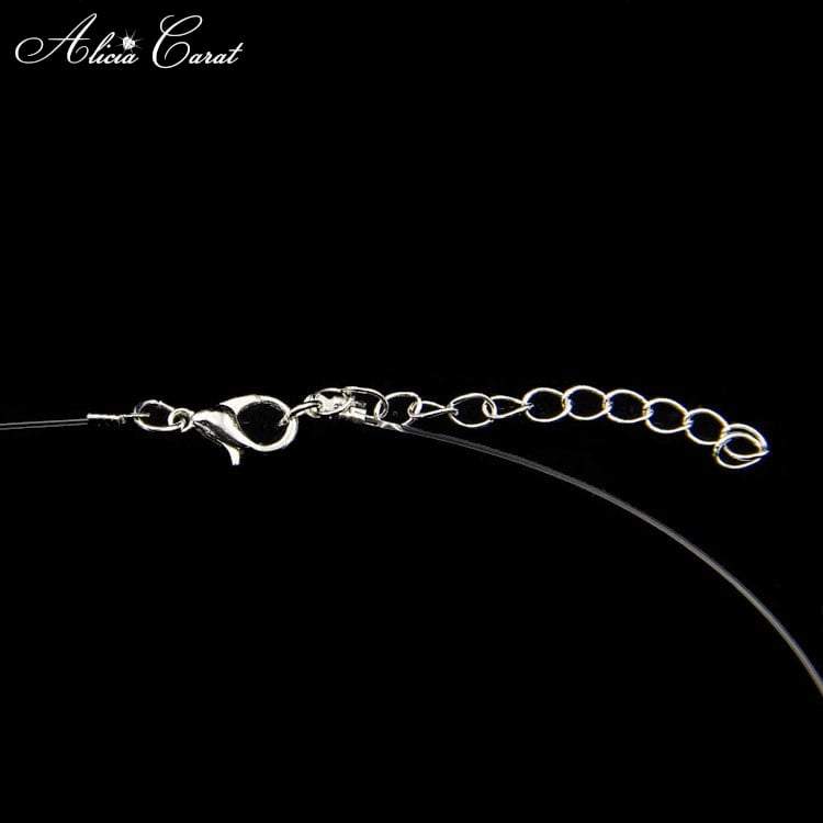 Collier Alicia Carat femme fil de pêche