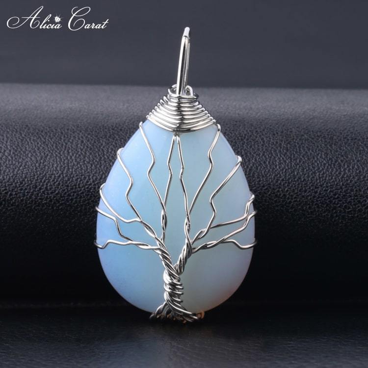 Collier Arbre de Vie Pierre Alicia Carat