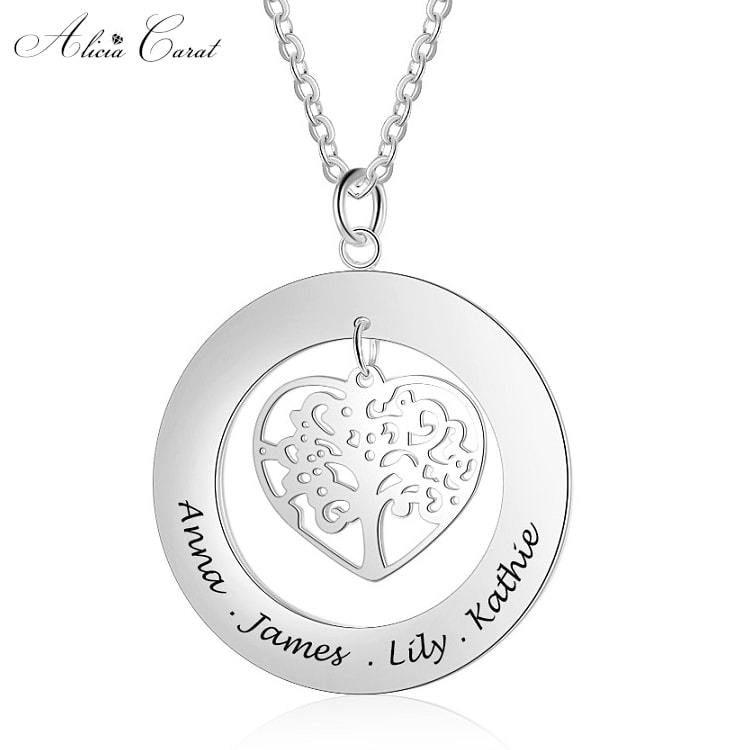 Collier Arbre de Vie Prénom