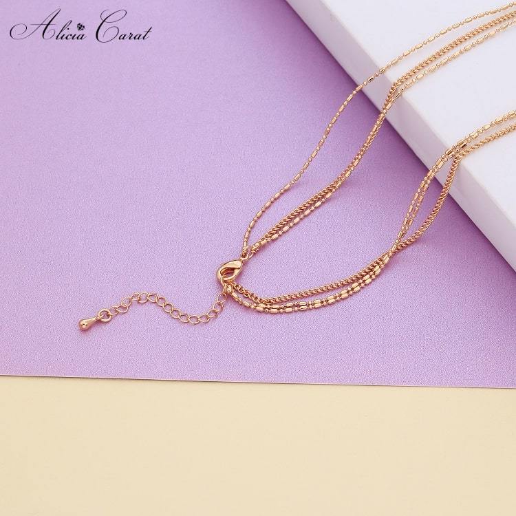 Collier Arbre de Vie plaqué Or Chaîne