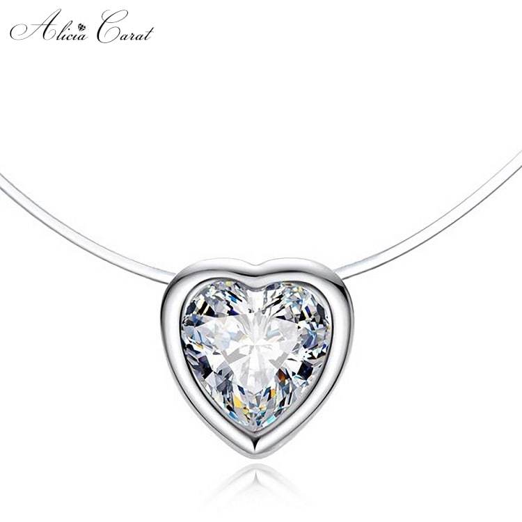 Collier Avec Fil de Pêche