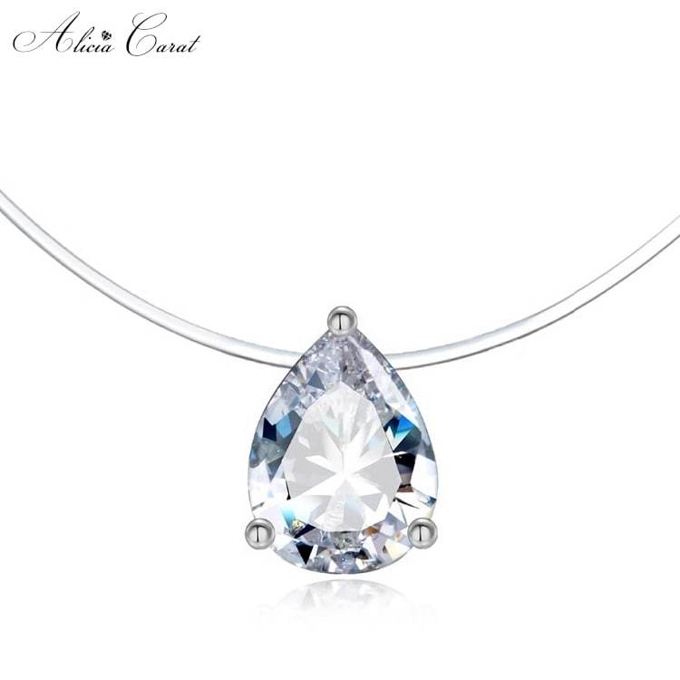 Collier Fil de Pêche Goutte