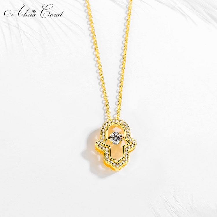 Collier Main de Fatma Doré Alicia Carat