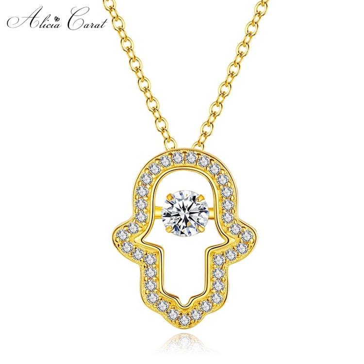 Collier Main de Fatma Doré