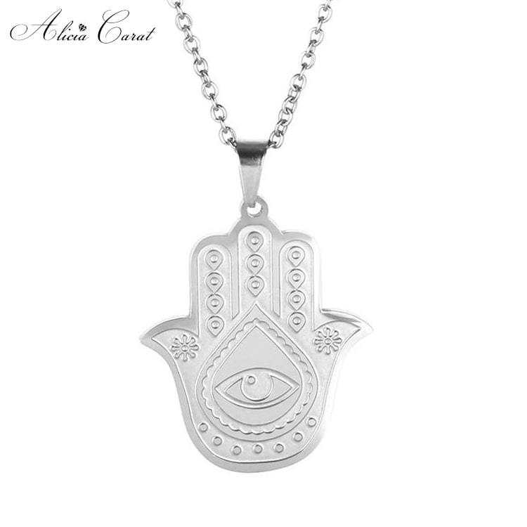 Collier Main de Fatma Œil