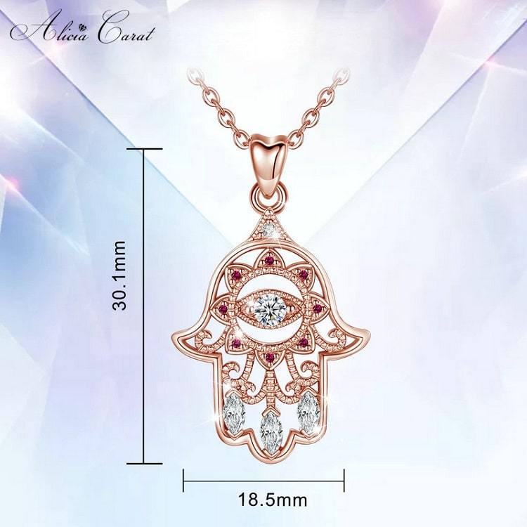 Collier Main de Fatma Or Dimension