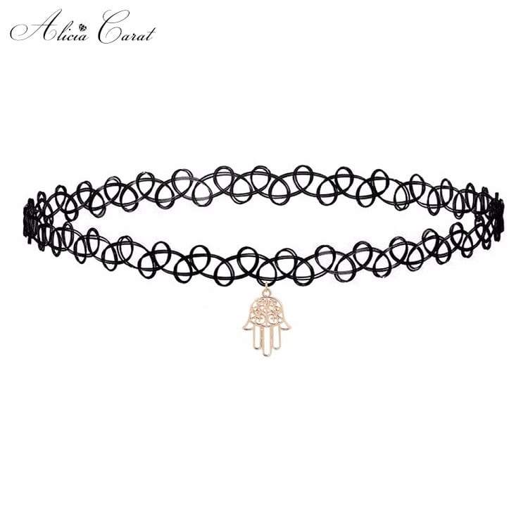 Collier Main de Fatma Ras du Cou Alicia Carat