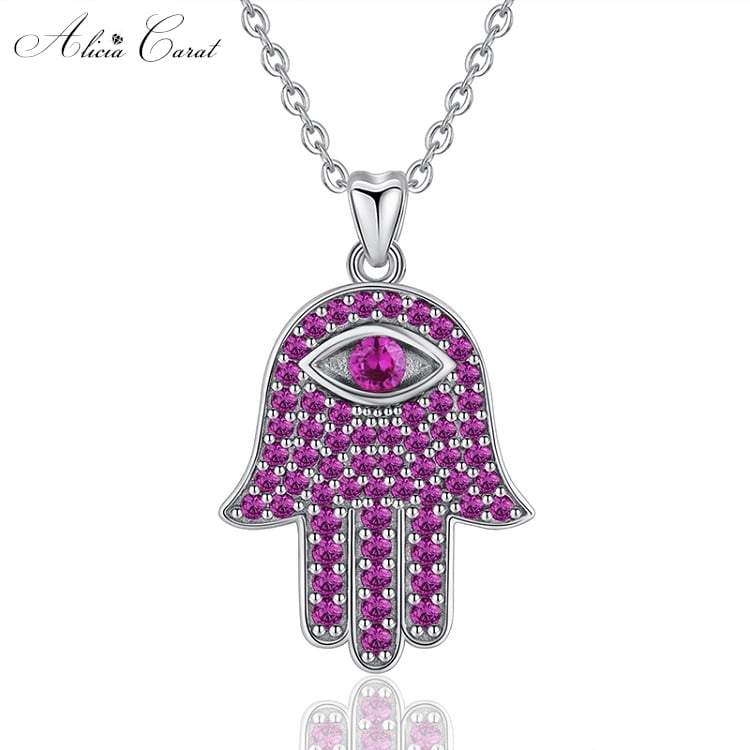 Collier Main de Fatma Rose