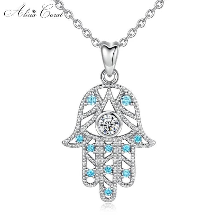 Collier Main de Fatma Turquoise