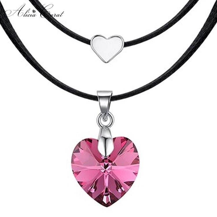 Collier Ras de Cou Cristal rose