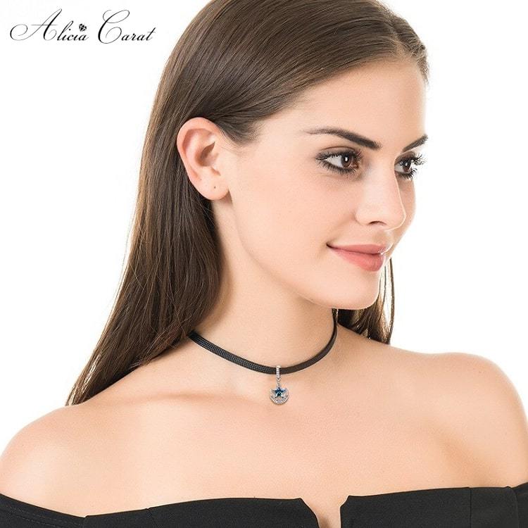 Collier Ras de Cou Lune Alicia Carat