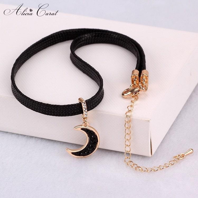 Collier Ras de Cou Noir