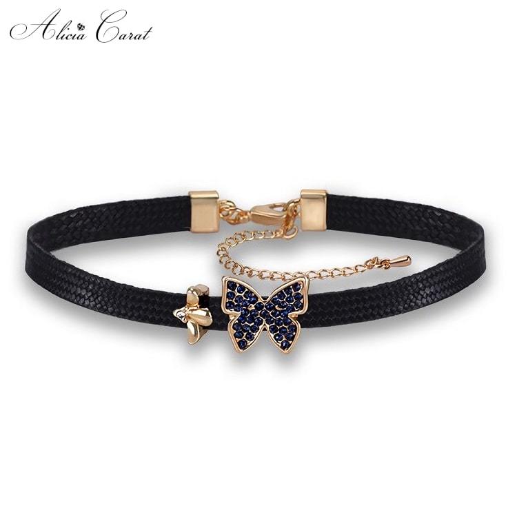Collier Ras de Cou Papillon