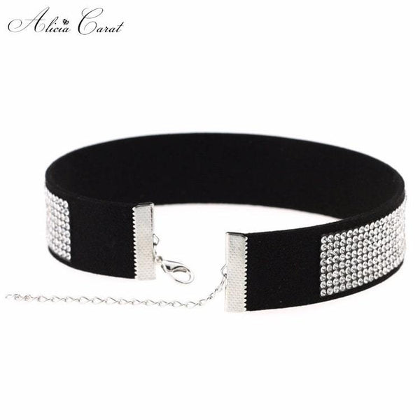 Ras de cou en strass, bijoux vintage des années 60, collier Rivière en Ras de cou en strass, bijoux vintage des années 60, collier Rivière en