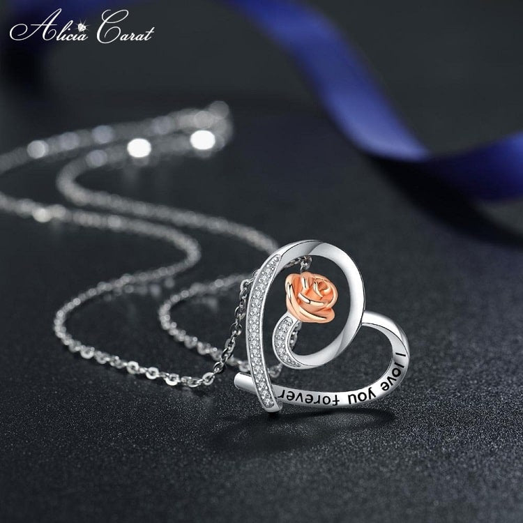 Collier Rose Eternelle Love Alicia Carat
