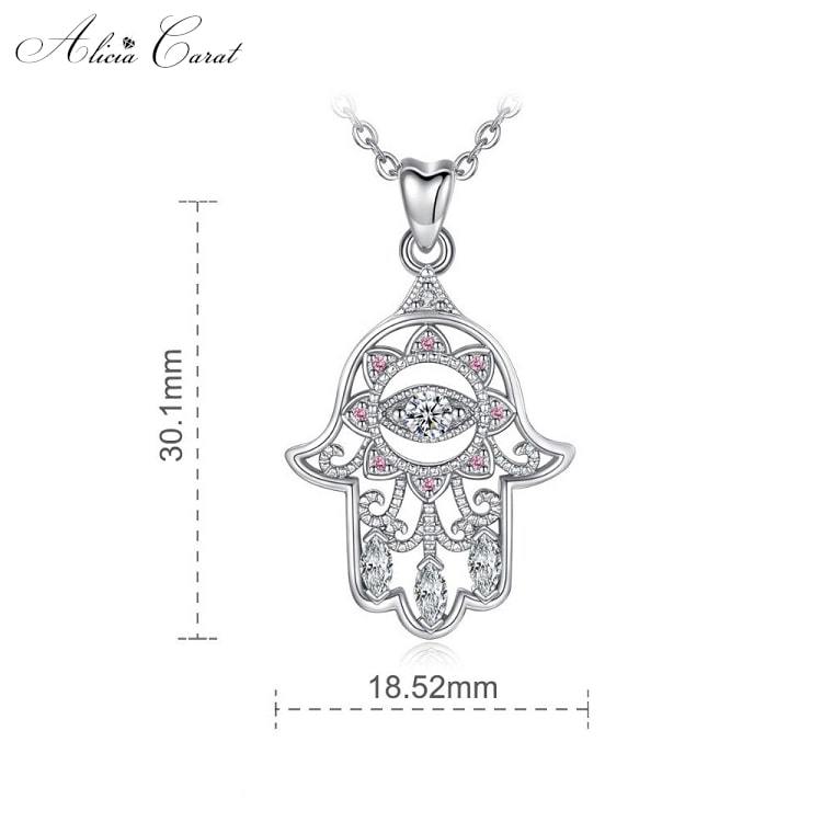 Collier avec La Main de Fatma Argent