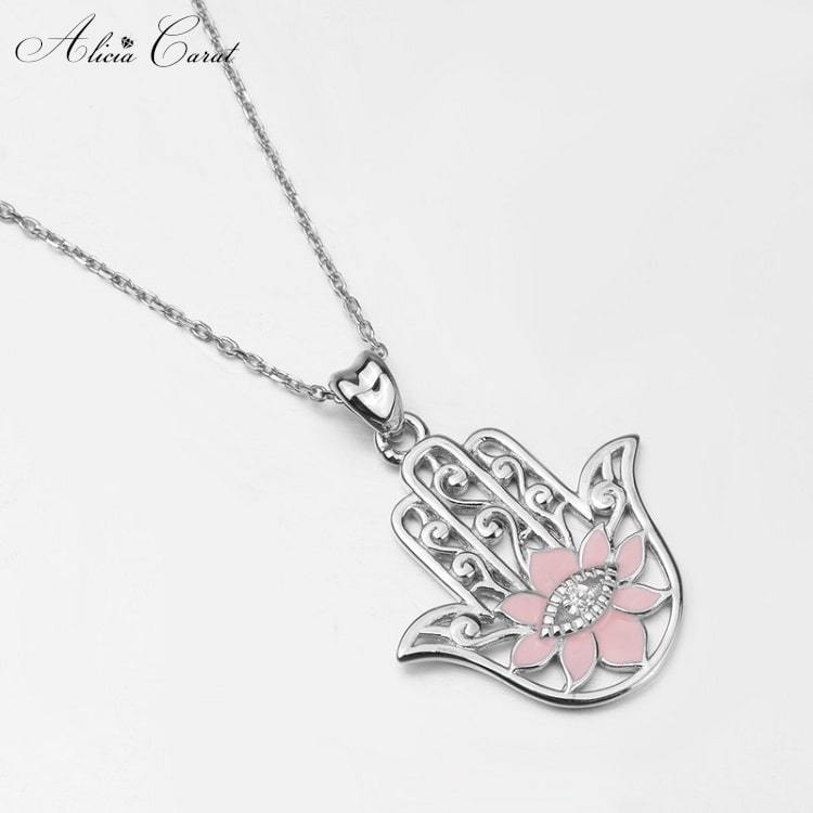 Collier avec Main de Fatma Alicia Carat