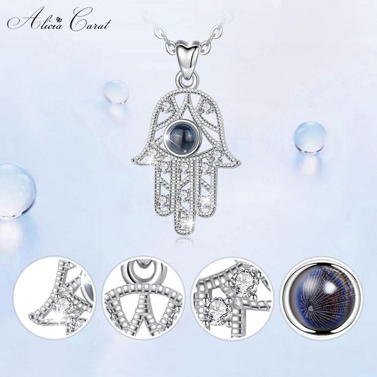 Collier avec Pendentif Main de Fatma Alicia Carat