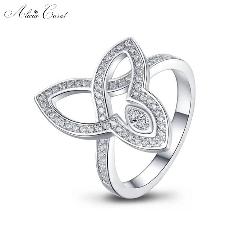 Grosse Bague Argent Femme Originale