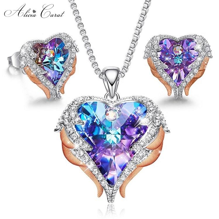 Parure Bijoux Cristal Swarovski