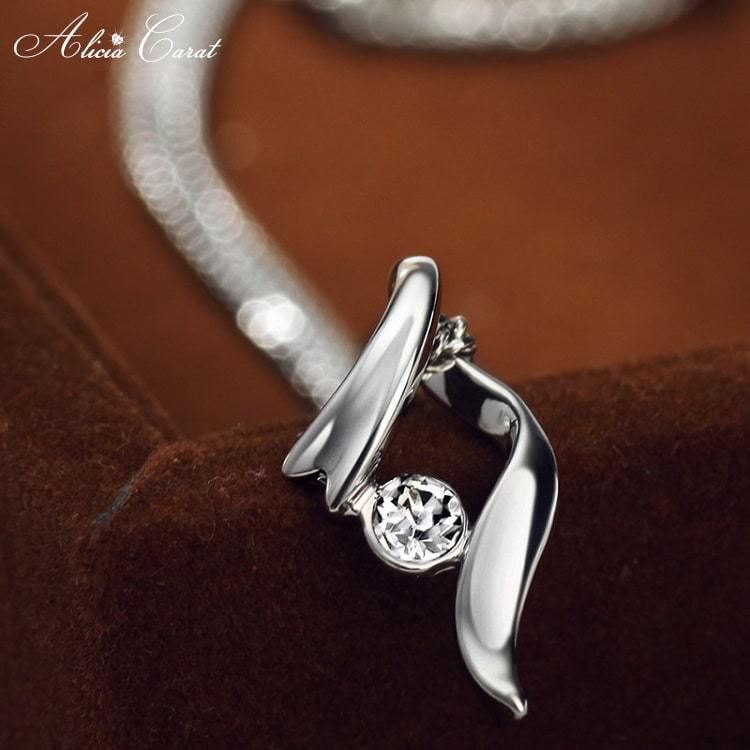 Parure Bijoux Diamant Pendentif