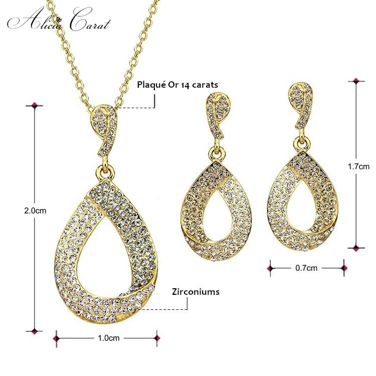 Parure Bijoux Fantaisie Dimensions