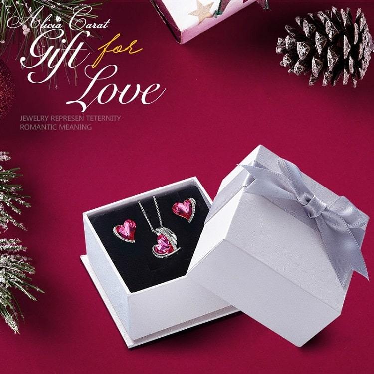 Parure Bijoux Femme Boite Cadeau